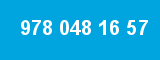978 048 16 57 978 048 16 57